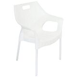Mandella Star Rattan Koltuk  (4 Adet) BEYAZ