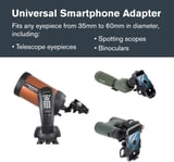 Celestron - Nexyz - Teleskop Için 3 Eksenli Evrensel Akıllı Telefon Adaptörü - Digiscoping Akıllı Te