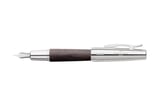 Faber-Castell E-Motion Krom/Ahşap Dolmakalem, Siyah (M)
