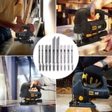 Cat Da06901 Profesyonel Metal/Ahşap Hassas/Kaba Kesim Dekupaj Testere Ucu 10 Parça