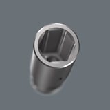Wera 05004552001 8790 Hmc Derin Lokma Anahtar 1/2 Inç, Siyah, 12,0 Mm