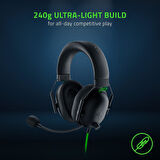 Razer Blackshark V2 X - Premium Espor Oyun Kulaklığı (50Mm Sürücü Kablolu Kulaklık, Pc, Mac, Ps4, Xb