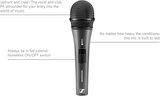 Sennheiser E 825-S Kardioid Dinamik Mikrofon