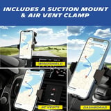 Michelin Mc33368 Wireless Telefon Şarj Cihazı Ve Dokunmatik Akıllı Telefon Tutucu
