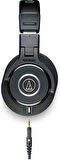 Audio Technica Ath-M40X Profesyonel Stüdyo Monitör Kulaklığı, Siyah, Standart