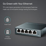 Tp-Link Tl-Sg105, 5-Port 10/100/1000Mbps Gigabit Siwtch