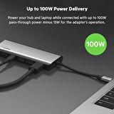 Belkin 7'Si 1 Arada Çok Bağlantı Noktalı Usb C Hub (4K Hdmi, Usb-C, 2 X Usb A, 3,5 Mm Ses, Sd 3.0 Yu
