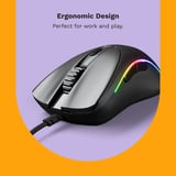 Glorious Oyun - Model D 2: Kablolu Ergonomik Fare, Superlight 58G, 26K Optik Sensör, 6 Programlanabi