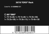 Wera 367/6 Tornavida Seti Kraftform Plus Torx + Raf, 6 Parça, 05028062001