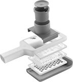 Zwilling Z-Cut Çoklu Rende, Çok Fonksiyonlu, Paslanmaz Çelik, 4 Değiştirilebilir Bıçak Ucu, Iki Yönl