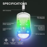 Steelseries Aerox 3 Wireless Ghost Edition Gaming Mouse