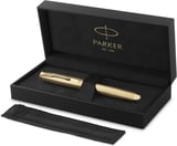 Parker Sonnet Se Gold Cisele Gt Dolma Kalem 18K, F Uç