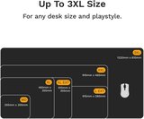 Glorious Oyun Mouse Pad Gmp 2-3Xl - Dökülmeye Dayanıklı Fare Altlığı, Oyun Sensörleri Için Optimize 