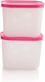 Tupperware Hediye Paketli Alaska Kap Yüksek Gövdeli 2'Li Set 1.1L
