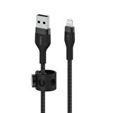 Belkin Boostcharge Pro Flex Örgülü Usb Tip A - Yıldırım Kablosu (1M/3,3Ft), Mfi Sertifikalı Şarj Kab