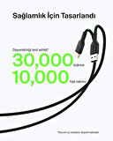 Belkin Boost Şarj Örgülü Usb-C Kablosu 3 M, Siyah