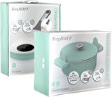 Berghoff Leo Phantom Kapaklı Yapışmaz Tencere 24 Cm Ve Kızartma Tavası 24 Cm Forest Green