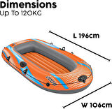 Bestway Kondor Elite 2000 Şişirilebilir Sal 1.96 M