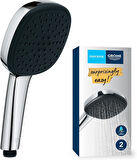 Grohe Vitalio Comfort 110 El Duşu, 2 Akışlı (Yağmur & Jet), Smartswitch, 110Mm Kare Duş Başlığı, Düş