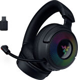 Razer Kraken V4 - Kablosuz Oyun Kulaklığı (3 Modlu Bağlantı, Triforce 40Mm Sürücüler, 9 Bölgeli Rgb 