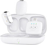 Ulanzi A30 Tiny 2 Kişilik Mikrofon Seti - Beyaz