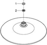 Grohe Tepe Duşu 26 Cm 3 Akışlı Euphoria Krom - 26455000