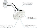 Grohe Tempesta 100 Tepe Duşu Seti 3 Akışlı 26088001