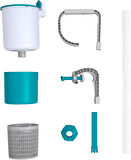 Bestway Filtre Sistemleri Için Asma Skimmer, 2.006 L/Saat Üzeri