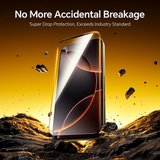 Aohi Iphone 16 Pro Için 9H+ Cam Ekran Koruyucu, Askeri Sınıf Kırılmaz Iphone Hd Temperli Cam Ve Tozs