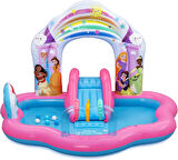 Bestway Disney Princess Enchanted Palace Oyun Merkezi, 7 Ft 3 İnç X 6 Ft 4 İnç X 55 İnç Veya 2,21 M 