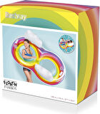 Bestway Rainbow Dreams 2 Kişilik Çift Kişilik Yüzme Tüpü 1.86 M X 1.16 M
