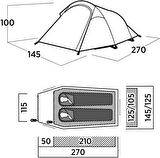 Easy Camp Reindal 2 Blackroom 2 Kişilik Çadır