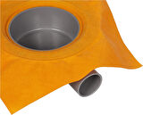 Vitra V-Flow Kare 5607328 Yalıtımlı Duş Kanalı, Yandan Çıkışlı, 15X15 Cm, Dk 700 Kapak, Mat Krom