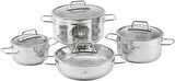 Jumbo Modena 8 Parça Çelik Tencere Seti