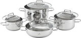 Jumbo Modena 8 Parça Çelik Tencere Seti