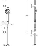 Punto A45251 F Sürgülü El Duşu Takımı