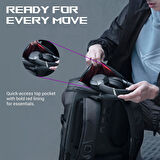 Asus Bp2701 Rog Sırt Çantası/Gr 43,9 Cm [17,3] Zaino Nero, Grigio Rog Ranger Bp2701 - Cybertext Edi