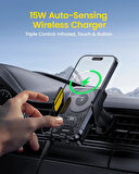 Aohi Superauto Araç İçi Şarjı, 15W Hızlı Şarj Aleti, Siyah