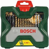 Bosch Home And Garden X/Line 40 Parça Aksesuar Seti, Matkap Uçları, Vidalama Uçları, Üniversal Tutuc