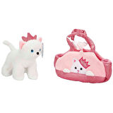 Peluş Kedi Köpek Taşıma Çantalı 20 cm