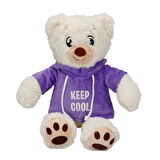 Kapşonlu Peluş Ayı 30 CM