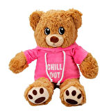 Kapşonlu Peluş Ayı 30 CM