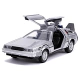Jada 1:32 Back to the Future Geleceğe Dönüş 2 Time Machine 2 Die-Cast Model Araba 15.5 cm