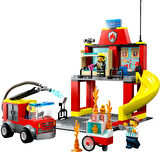 Lego® City İtfaiye Merkezi Ve İtfaiye Kamyonu 60375-4 Yaş Ve Üzeri İçin 3 Minifigür İçeren Eğlenceli