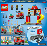 Lego® City İtfaiye Merkezi Ve İtfaiye Kamyonu 60375-4 Yaş Ve Üzeri İçin 3 Minifigür İçeren Eğlenceli