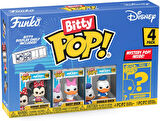 Funko Bitty Pop! Disney – Minnie Mouse (Red Dress), Papatya Ördeği, Donald Duck Ve Sürpriz Mini Gize