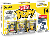 Funko Bitty Pop! Minions - Roller Skating Stuart 4Pk - Roller Skating Stuart, Pajama Bob, Kung Fu Ke