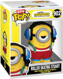 Funko Bitty Pop! Minions - Roller Skating Stuart 4Pk - Roller Skating Stuart, Pajama Bob, Kung Fu Ke