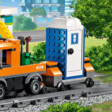 Lego® City Tren İstasyonu 60335-7 Yaş Ve Üzeri Çocuklar Için Demiryolu Kamyonu, Otobüs Ve Hemzemin G