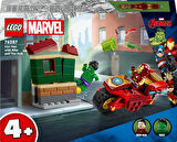 Lego Marvel Motosikletli Iron Man Ve Hulk 76287-4 Yaş Ve Üzeri Süper Kahraman Sevenler İçin Avengers